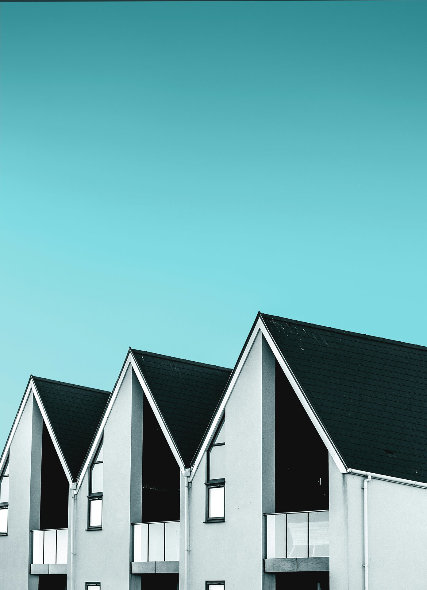 Modern residential buildings